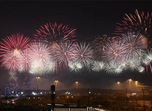 甘谷县焰火晚会